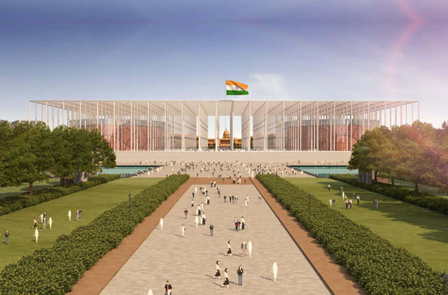 Central secretariat building concept